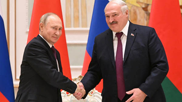 Vladimir Putin & Alexander Lukashenko